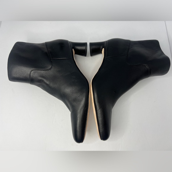 NEW Vince Hilda Leather Ankle Boots Black Size 5.5 - Picture 12 of 15